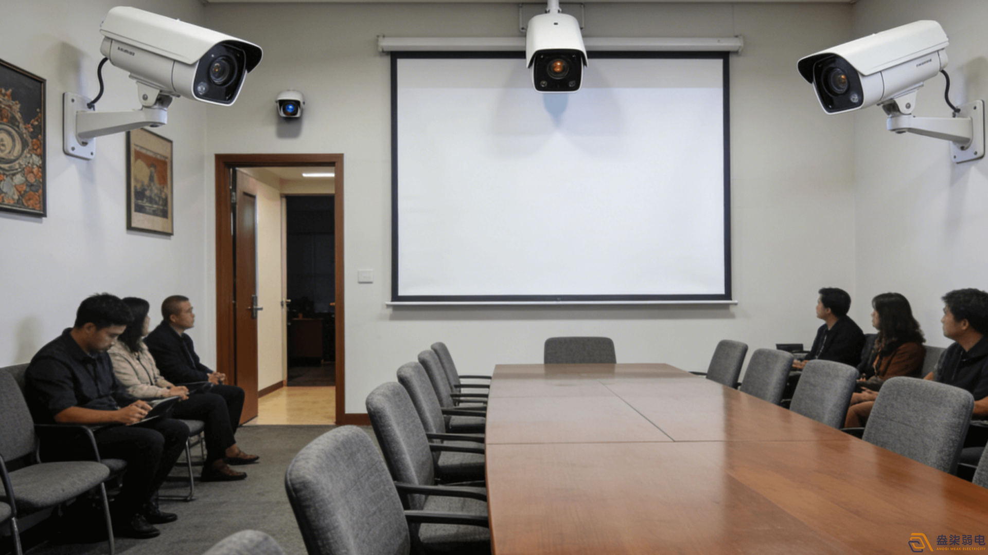 小型會議室監控攝像頭如何布置？