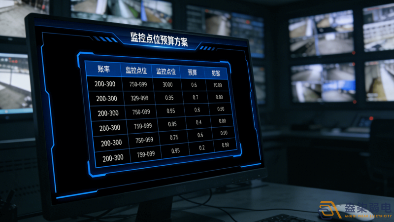 200-300個(gè)監(jiān)控點(diǎn)位預(yù)算參考