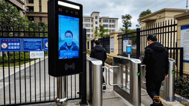 小區安裝門禁一體機的實際效果